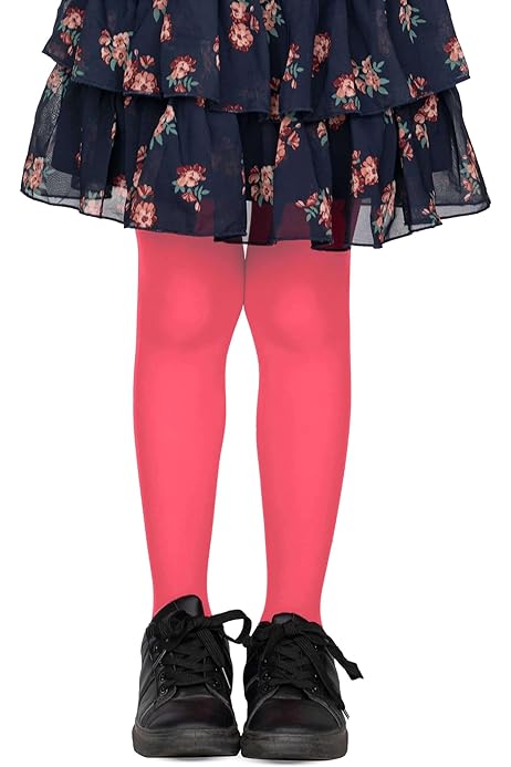 2 Paia Di Collant Opachi Per Bambine - 40 Den Microfibra Morbida, Per Scuola, Danza O Tutto Il Giorno - Foto 9