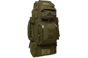 Andes Ramada 120L Extra Large Hiking Camping Backpack/Rucksack Luggage Bag