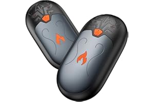 DAXING Calientamanos Recargable 8000mAh, 2 Pack Calientamanos Eléctricos con 24 Horas de Calor, 3 Modos de Calor, Calientamanos Reutilizables para Pacientes de Reno, Mujeres Hombres