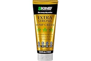 5KIND CLINICAL SKINCARE 5kind Extra Strong Hemp Cream 100ml - High Strength Hemp Oil and Arinca Cream for Massaging Joints & Muscles, Lower Back, Feet, Knees, Neck & Shoulders - Infused with Natural Oils & Extracts