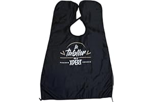 The Barb Xpert ESPRIT GENTLEMAN - Tablier à Barbe avec Ventouse, by Franck Provost - Imperméable, Ergonomique - Accessoire de Rasage pour l’Entretien de la Barbe