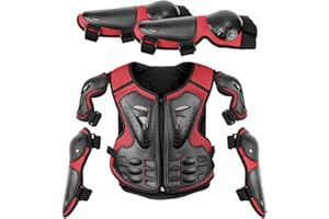 FULENYI Protecteur de Moto pour ,équipement de Moto pour - Protecteur corporel pour Moto pour | Combinaison de Bras de Moto pour , équipement de Cyclisme Hors Route, coudières, genouillères,