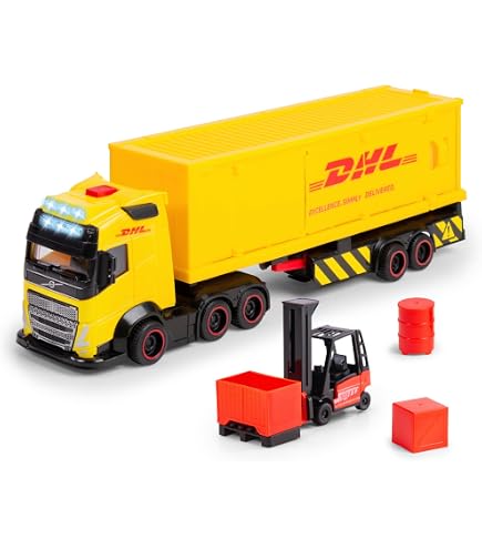 Dickie Toys Street Sweeper, Orange/Grey