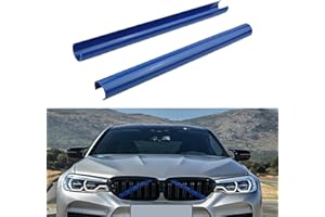 YIUBCZOQI Tiras para rejilla frontal para BMW 1, 2, 3, 4, 5, 6, 7, F20, F21, F22, F23, F30, F31, F32, F33, F36, G30, G32, G11, G12, G14, 2 unidades, color azul