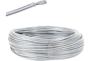 DREPINT Trimmerfaden Mähfaden 2.4mm x 30M Stahldraht Freischneider Faden Rasentrimmer Faden Stahl Faden für Rasentrimmer Freischneider Schnur Mähfaden für Motorsense für Weed Grass Yard Garden