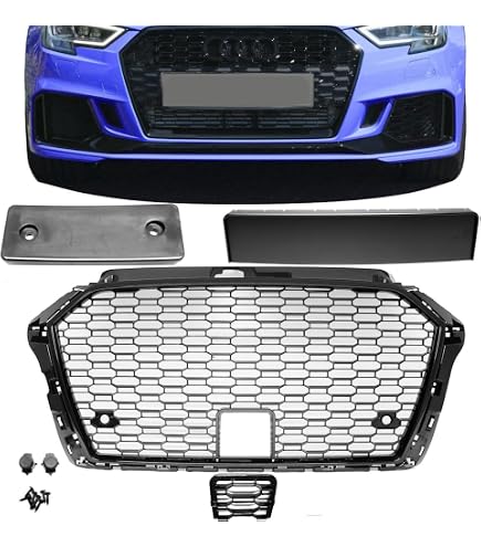 Artudatech griglia paraurti anteriore Front Fog Light Cover Bezel