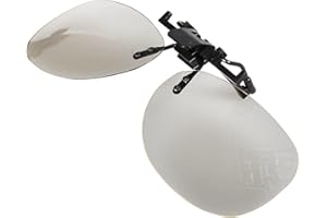 ULTRABYEASYPEASYSTORE Ultra 4 x 3D Clip On Brille Flip Up Passive 3D Brille Herren Damen Kompatibel mit RealD Kinos 3D Brille für TV Film Brillen Für Sehstärke Glasträger Kreis Polorisierte Kinobrille