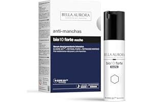 BELLA AURORA - Bio10 Forte Noche 30 ml, Tratamiento Despigmentante Intensivo Nocturno, Sérum Antimanchas, Estimula Renovación Celular, Todo Tipo de Piel, Aporta Luminosidad, Tecnología B-CORE221