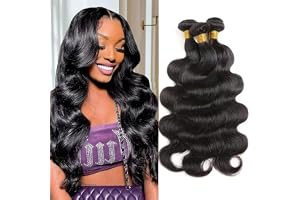 Body Wave Human Hair Bundles Brazilian Virgin Hair 3 Bundles 16 18 20 Inch