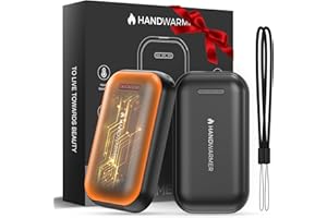 AICPAN Hand Warmers Rechargeable, Magnetic Hand Warmers 2 Pack, 3s Fast Heating, Gloves Fitting, 3000mAh×2 Electric Handwarmer, Portable Pocket Heater, Golf, Outdoor Sports in Weather, Gifts for Women Men