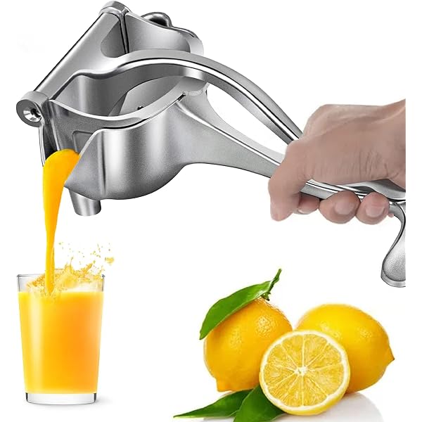 Dharam Paul Traders Aluminium Lemon Squeezer – Handy Kitchen Tool For Fresh Juice, 1 Piece