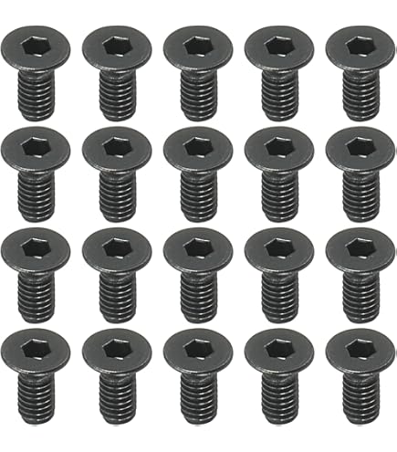 MroMax M8 X 150 Mm, Viti A Testa Piatta Per Mobili In Acciaio Al Carbonio, 10 Pezzi - Foto 2