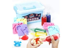 whatstem Kreative 3D Magic Gels (Upgrade Version) - Stellen Sie Ihre eigenen weichen bunten Spielzeugfiguren her, handgemachtes Wasserspielzeug für Kinder, Aqua Fairy Toy Set für Jungen und Mädchen