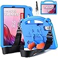 DUZZONA Funda para Lenovo Tab M9 (9 Pulgadas) 2023, Estuche Niño Antigolpes con Asa, Correa de Hombr, Funda Infantil para Len