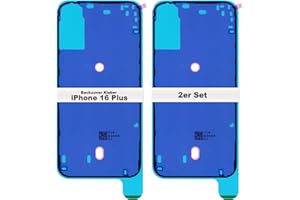IS-TECK Lot de 2 autocollants de rechange pour iPhone 14 15 16 Plus Pro Max pour coque arrière et boîtier de cadre, film d'étanchéité (iPhone 16 Plus)