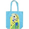 Maxwell & Williams Pete Cromer Large Tote Bag, Budgerigar Print, 100% Cotton, 42 x 41 cm