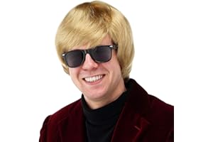 Folat B.V.- Perücke Heino Blond Halloween Peluca Rubio, Color, Costumes (26732)