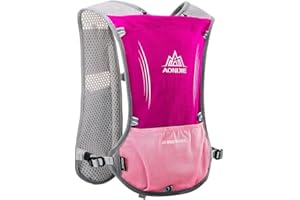 AONIJIE 5L Sac à Dos d'Hydratation de Sport Sac vélo pour Cyclisme/ Excursion/ Course avec Porte-Bouteille pour Sac d'eau de 1,5 L