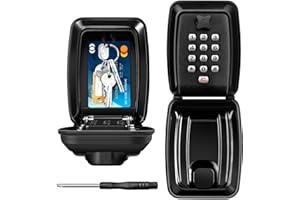 ‎VOBUKE VOBUKE Schlüsseltresor zur Wandmontage mit 12-stelligem Zahlencode Groß Aussen Schlüsselbox, Zinklegierung Wasserdicht und Rostfrei Schlüsselkasten Schlüsselsafe für Ersatz Haus Schlüssel