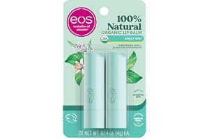 eos 100 % naturliga och ekologiska läppbalsampinnar, Sweet Mint, 4 g