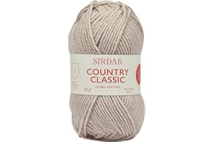 Sirdar Country Classic DK - Tejido doble, color beige avena (851), 50 g