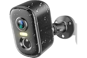 Techage Security Cameras Wireless Outdoor, 2K Battery Powered WiFi Outdoor Camera Wireless with AI Motion Detection, Color Night Vision, 2-Way Talk, IP66 Waterproof, Cloud/SD Storage