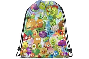 HFXY Pflanzen gegen Zom-Bies Kordelzug Rucksack Rucksack Umhängetaschen Gym Bag
