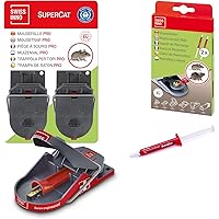 Mausefalle PRO SuperCat: Tierschutzgerechte und effiziente Mäusebeseitigung ohne Fehlfänge, giftfrei, zertifiziert: 2…
