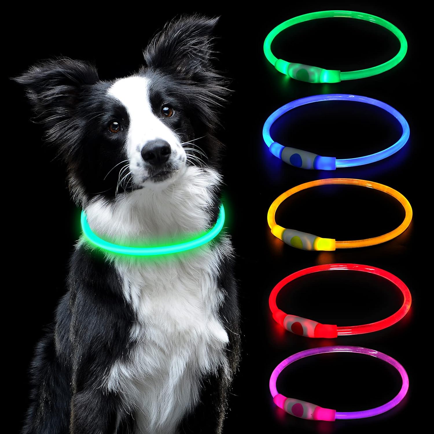 Prise en Main & Utilisation au Quotidien : AUAUY LED-lichte halsband USB oplaadbare in l