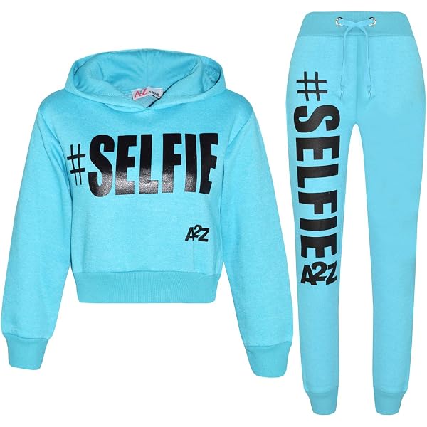 Survêtement Fille A2Z 4 Kids - Rose Tie Dye - Ensemble Capuche + Jogging - Taille 5-13 Ans