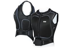 Horses Chaleco protector para caballeros y amazonas, tejido técnico con inserciones, elástico, se adapta a las formas del cuerpo
