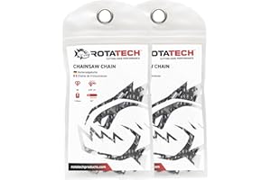 2 X 16 40cm Rotatech Chainsaw Chains. 3/8" LP Pitch, 0.50" Gauge, 55 DL Drive Links. Compatible with Stihl 018 MS180 MS181 020 021 023 MS200T MS211 MS201T MS231