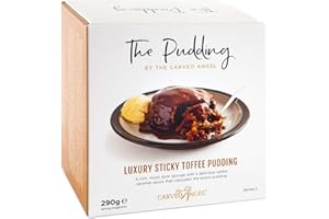 The Carved Angel - Luxury Sticky Toffee Pudding - 290g, Serves 3