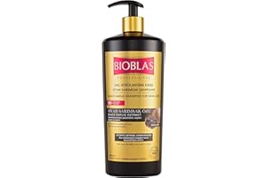 ‎BIOBLAS Bioblas Schwarzer Knoblauch Shampoo 1000ml - Anti Haarausfall für Frauen und Männer, Geruchlos, Dermatologisch Getestet (1000ml)