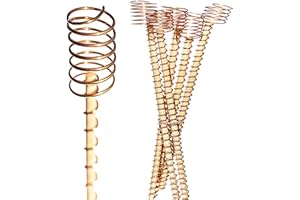 Rianpesn Electroculture Plant Stakes | 6 Pack Electroculture Copper Gardening Antenna | Copper Wire For Gardening | Electro Culture Copper Antenna Coils For Growing Garden Plants