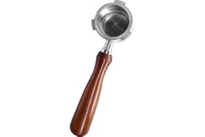NEOUZA Espresso Bottenlöst Portafilter 51mm Kompatibel med DeLonghi Dedica EC680/EC685/EC785/EC820/EC850/EC860 Smeg kaffemask