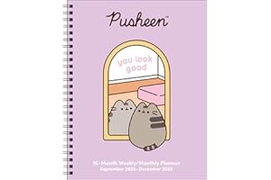 Pusheen 16-Month 2025-2026 Weekly/Monthly Planner Calendar: You Look Great