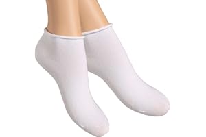 alber's Sensitive Mini – 5 paia – Calzini sneaker da donna in cotone, super comfort, polsino ultra comfort antiscivolo