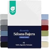 Dreamzie - Fitted sheets - 180 x 200 - 100% combed cotton - Premium Jersey | White &middot; Fitted Sheets &middot; Height 27 cm &middot; Washable