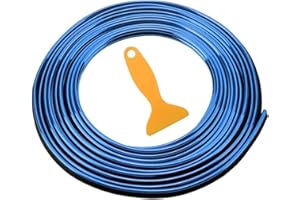 Youzzei Car Interior Trim Strips Red, 10M Universal Car Moulding Trim for Women Men Trim Strips, Decoration Strip DIY Vehicle Door Interior Dash Trim moulding with Installing Tool (Blue)