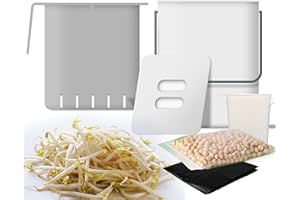 ‎JEOLLANAMDO THE KITCHEN OF KOREA Sojasprossen-Anzuchtset All-in-One | Komplettset für Zuhause: Einfach, Schnell & Vielseitig | Ideal für Familien und Bildungseinrichtungen | Mit Sojabohnen (Mungbohnensprossen-Anzuchtset)