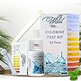 VAYINATO Aquatic Remedies Wild Chlorine Water Test Kit (50 Tests) Suitable for Aquarium Water, Swimming Pool, Industrial Water, Drinking Water