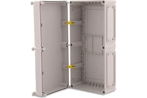 Quadro elettrico BOXEXPERT custodia in plastica serie Perle 540x270x160mm con cerniera interna IP 67 grigio chiaro RAL7035 custodia da parete Box