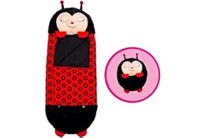 YLJYST Grand Sac de Couchage Animal de Dessin animé et Oreiller de Jeu 165×60cm Enfants Jeux de Couchage de Jeu Sac de Couchage Oreiller 2 en 1 Un Cadeau Surprise pour Les Enfants