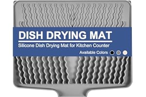 KitchenRaku Alfombrilla de goteo Mod (gris, 40 x 33 cm)