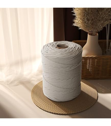 MB Cordas Corde Macramé 5mm 120m, 1kg Cordon En Coton | FindTheDeal