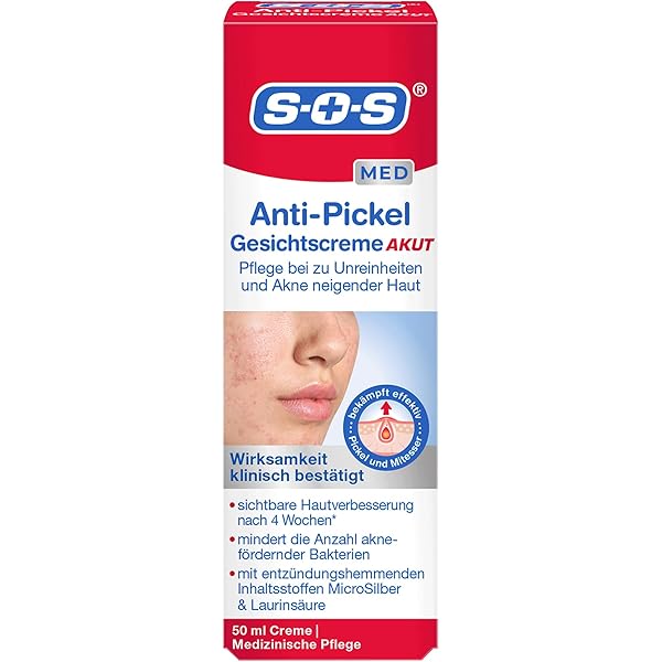 Anti-Pickel Gesichtscreme – 30 Ml, Gegen Akne, Mitesser & Pickelmale, Für Gesicht & Körper
