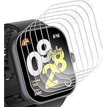6 Bracelets Silicone Pour Xiaomi Redmi Watch 4/5 - Multicolore Homme Femme - Compatible Modèles Récent