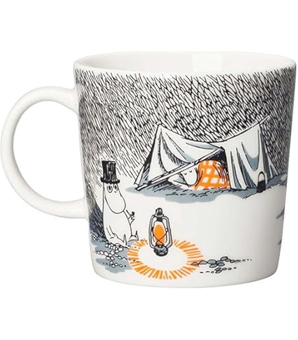 Fiskars 1065642 Moomin bij Arabia mok 0,3L Little My,Veelkleurig