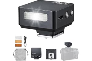 Godox iT20 F iT20F Flash Compatible for Fuji, 700 Full Power Flashes, iT20 Mini TTL Camera Flash Speedlight with Built in Lithium Battery Colour Filters & Spreader Compatible with FUJIFILM Camera